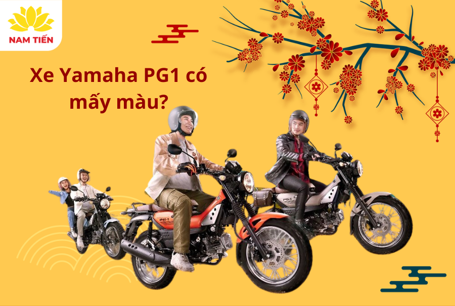 Xe Yamaha PG1 có mấy màu?