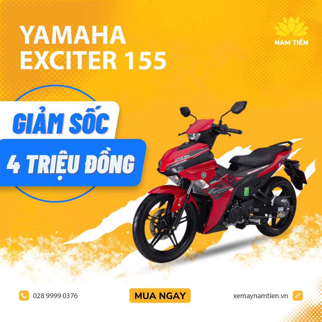 Mua xe Yamaha Exciter 155 VVA chính hãng, giá tốt ở đâu?